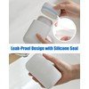 Minimalist Travel Soap Case with Removable Draining Tray, Enhanced Leak-Proof