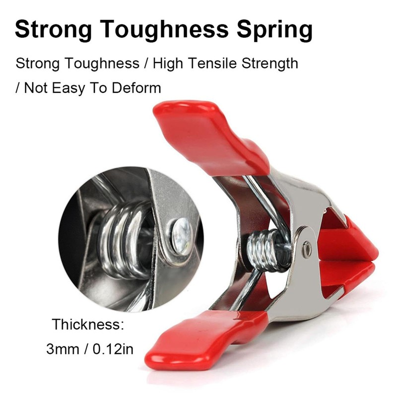 1 Piece White Metal Clamps Chrome Plated Tarpaulin Clamp Heavy