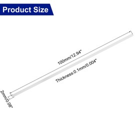 MECCANIXITY Pure Nickel Strip 0.1mm x 2mm x 100mm Battery Soldering Tab Nickel Solder Tab for Battery Pack and Spot Welding 80 Pcs