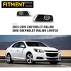 AUTOFREE Fog Lights Assembly for Chevy Malibu 2013 2014 2015