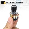 sourcing map 3 Pack WH138 Potentiometer 20K Ohm Single-Joint Variable