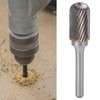 Carbide Burr Rotary File Single Cut Die Grinder Tool for