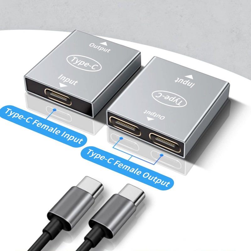 Duttek USB C Splitter, USB Typ C 1 auf 2