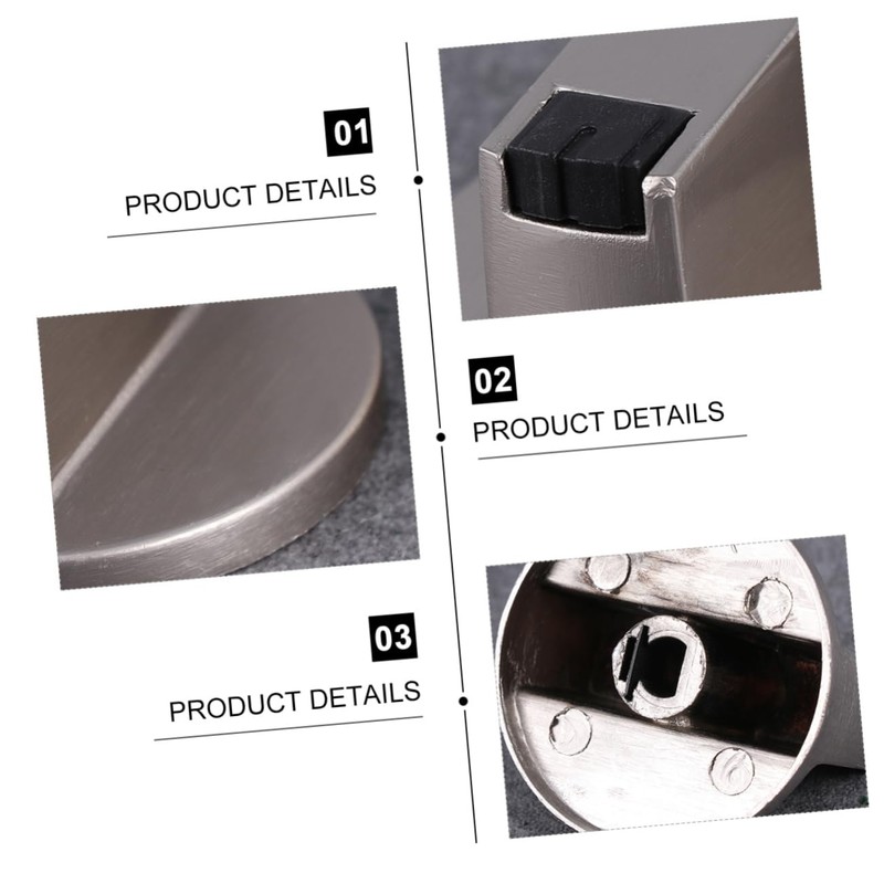 CORHAD 3pcs Replacement Gas Stove Knobs Metal Stove Control Knobs