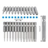 12 Pack 50mm Torx Screwdriver Bit Sets,YuCool 1/4 inch Hex
