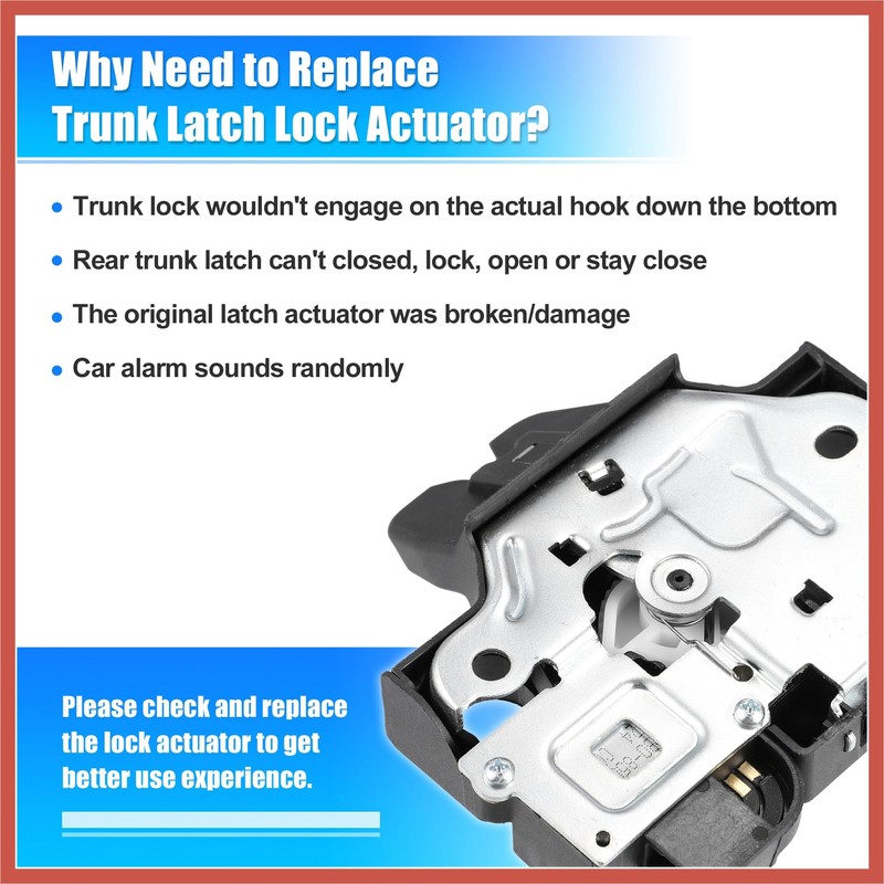 ACROPIX Rear Trunk Latch Lock Actuator Motor 64600-53060 for Lexus