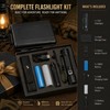 Rechargeable LED Flashlight for Outdoor Use – Aluminum Alloy Zoom