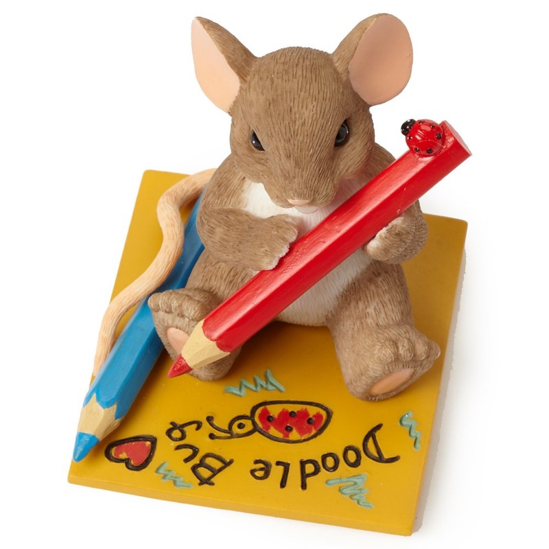 Enesco Charming Tails I Love My Little Doodle Bug Figurine,