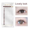 NAGARAKU Spike Eyelash Extensions, Self-Planting, Individual Artificial Eyelashes, Wispy Manga,