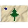 Anley Fly Breeze 3x5 Foot Maine State Flag - Vivid