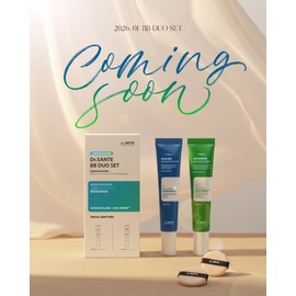 Santé BB Duo Set (Azulene Suder + Aka) + 2 Puffs / 상떼 비비 듀오 세트 (아줄렌수더+아카)+퍼프2장