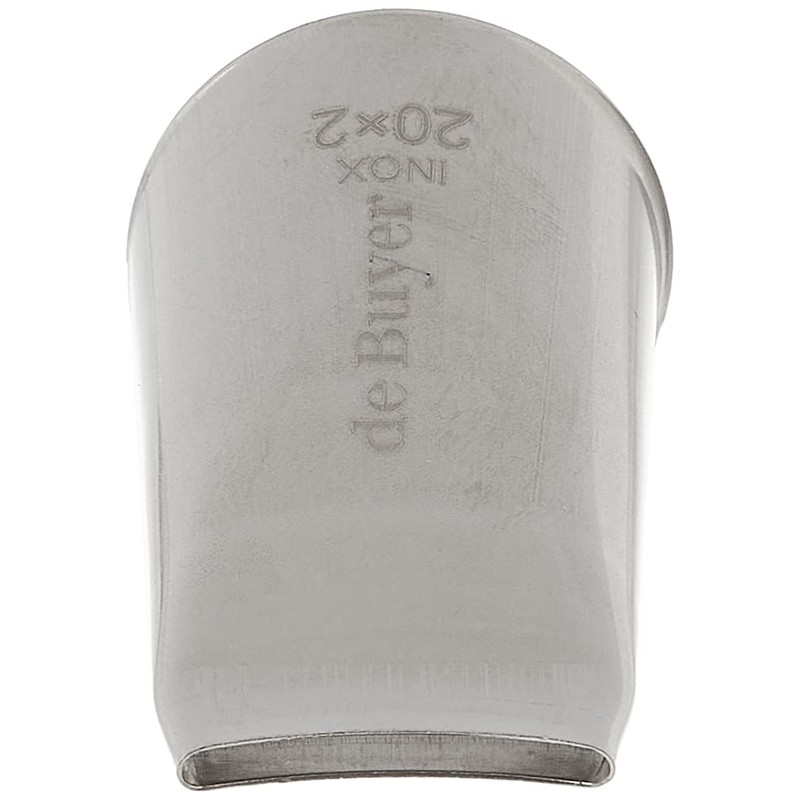 DE BUYER 2117.19 Randtülle, Edelstahl, Grau, Größe: 20 x 2 mm