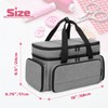 LUXJA Large 2 Layers Sewing Organizer Bag with 5 Detachable