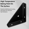 Corner Brackets 66mm x 66mm Triangle Corner Braces Connector Metal
