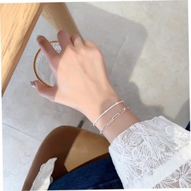 COLLBATH Bracelets for Women 2 Pack Daily Accessory Glitter Embellishments Lightweight Fadeless