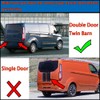 Ombialo Rear Spoiler Compatible with Ford Transit Custom 2012-2020 Twin