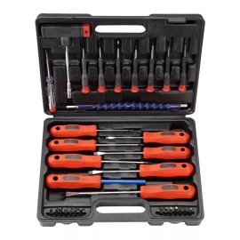 Pittsburgh 32 PIECE PRECISION MAGNETIC SCREWDRIVER SET HOBBIES, CASE NEW Crafts Household
