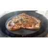 "Handmade" 1/4" Steel Pizza Baking Plate, 1/4" x 12" x