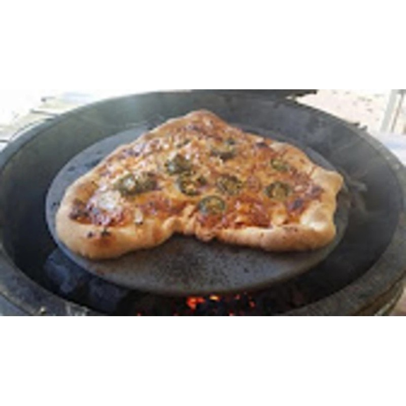 "Handmade" 1/4" Steel Pizza Baking Plate, 1/4" x 12" x