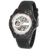 WINNER Men Hollow Automatic Mechanical Waterproof Watch Wristwatch (White)