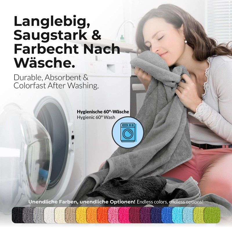 Etérea Carli Hand Towels, Single + Set + Bath Mat,
