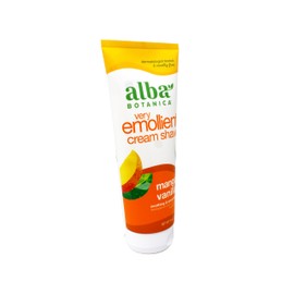 Alba Botanica Moisturizing Cream Shave, Mango Vanilla - 8 oz