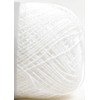 Yokota DARUMA 4230 Plastic Cord Sleep-ply Woolen Yarn Col.1 White