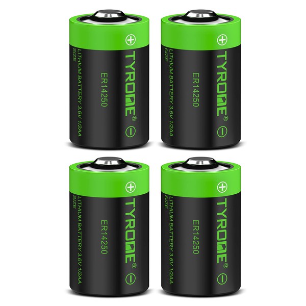 1/2 AA Size LS 14250 ER14250 3.6 Volt 1200 mAh
