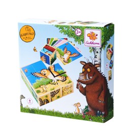 Eichhorn - Gruffalo Picture Cube, Stone Size 4 x 4 x 4 cm, FSC 100% Certified Pine Wood, for Children from 3 Years