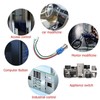 S SYDIEN 1Pc 110V-220V 3A Latching/Self-Locking Push Button Switch with