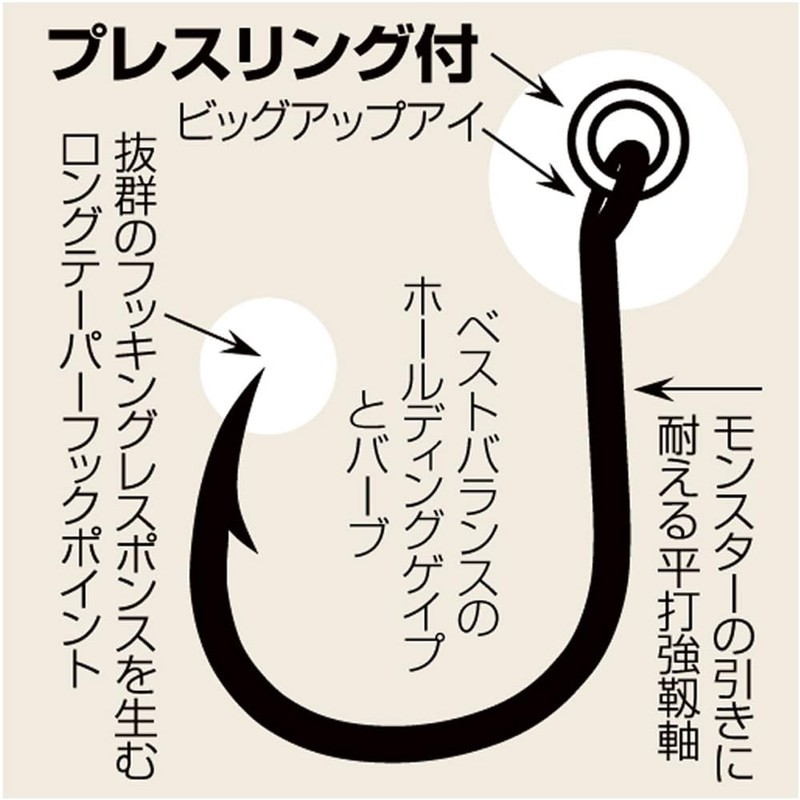 シャウト! 207RK リングドクダコ #9/0 シルバー