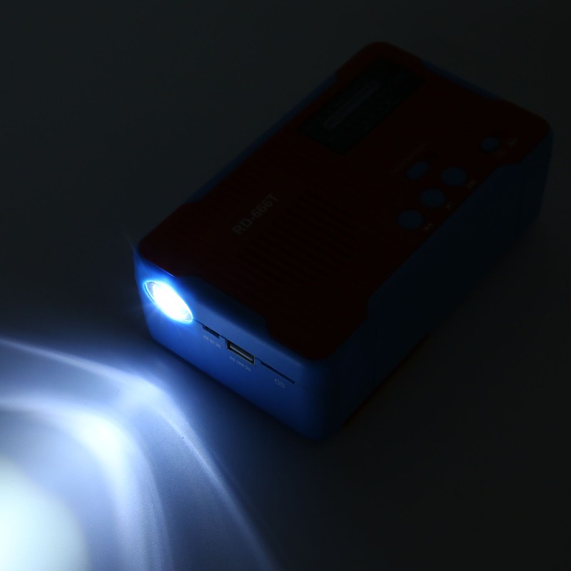 Emergency Radio Solar Powered Hand Crank AM FM Multifunction Portable