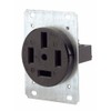 Leviton 60 Amp, 120/208 Volt, Flush Mounting Receptacle, Straight Blade,