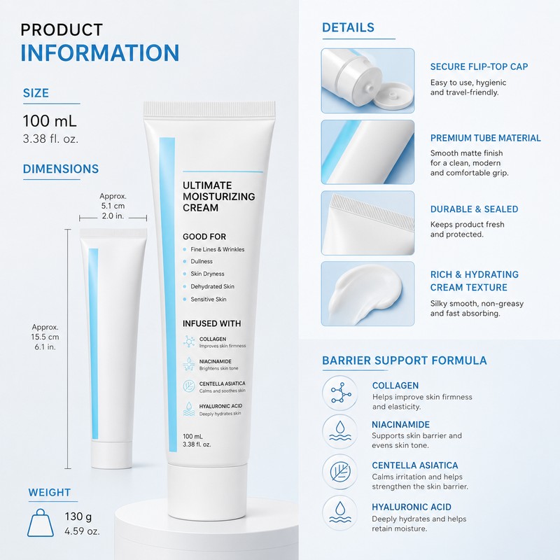 Collagen Moisturizing Face Cream for Daily Hydration – Vitamin E