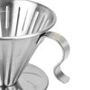 MERMOO YILAN Pour Over Coffee Dripper Stainless Steel Metal Reusable