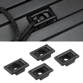 BIHEE Ring Truck Bed Tie Downs Anchor Compatible with Cybertruck Pickup Heavy Duty OEM-Style D-Rings Truck Bed Hooks, Set of 4