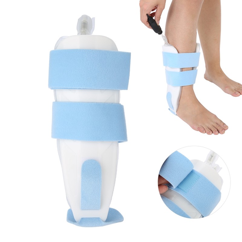 Adjustable Ankle Support Air Brace Inflatable Splint Sprain Stabilizer Guard