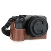 MegaGear EVER READY Genuine Leather Camera Case Bag Compatible with