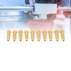 Depisuta 10PCS Brass 3D Printer Nozzle Kit, Replacement Hotend Extruder