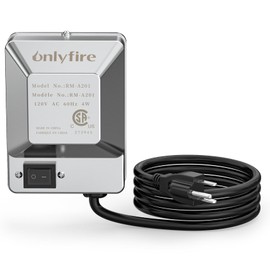 onlyfire Universal Stainless Steel Grill Electric Rotisserie Motor 110 Volt 4 Watt On/Off Switch- 30 lb. Load, OEM/ODM, Aftermarket
