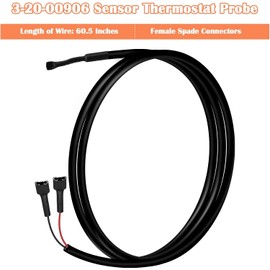 Hiorucet 3-20-00744 Black ESP Thermistor Probe & 3-20-00906 Sensor Thermostat Probe for Harman Accentra FS, P61, P68, Advance, PC45, XXV, P61A, Accentra Insert, P38, Invincible Insert, Invincible RS