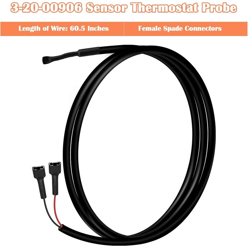 Hiorucet 3-20-00744 Black ESP Thermistor Probe & 3-20-00906 Sensor Thermostat