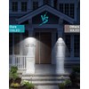 4 Pack Solar Motion Sensor Lights Outdoor, 3 Modes/100LED Security