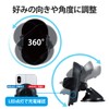Elecom W-QC06BK Wireless Charger, Qi Charger, 5W, 7.5 W, 10