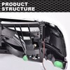 CNNELL LED Headlights Assembly Compatible with Chevy Silverado 1999-2002/ Suburban