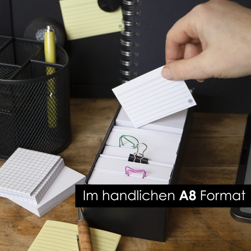 OfficeTree 1000 Index Cards Set A8 - Index Cards A8