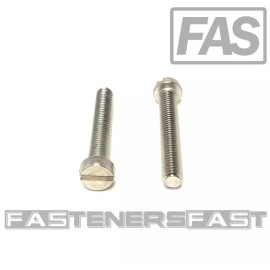 FAS (20) M6-1.0 x40 Stainless Steel Slotted Cheese Head Machine Screw DIN84 A2 M6x40