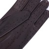 Meetoget Men's Leather Driving Gloves Unlined Goatskin Auto Driving Gloves