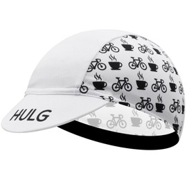 HULG Bicycle Cap, Cooling Skull Cycling Cap with Sun Visor, Sun Protection, UV Road Bike Hat, Cycling Cap for Men and Women, Style-05, Unit size