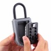 NUZAMAS Realtor Key Lock Box Safe Lockbox 10-Digit Push Button